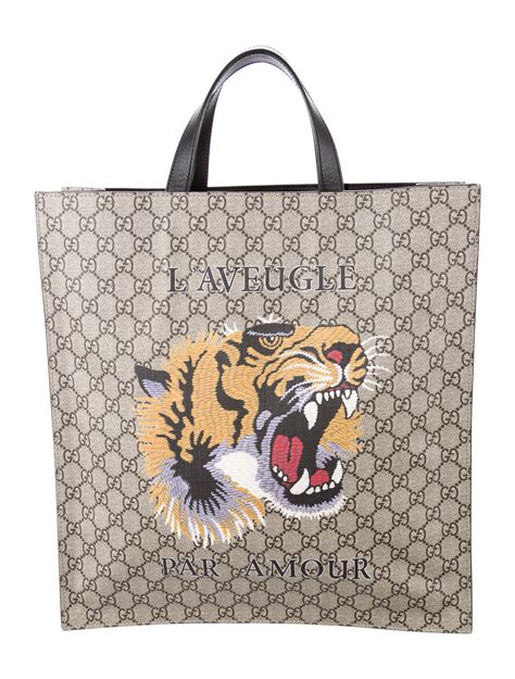 tiger gucci bag|gucci tiger handbag.